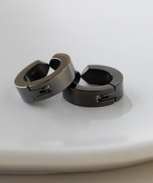 MAISON BREEZE（メゾンブリーズ）の「【MAISON BREEZE】イヤリング ステンレス 平甲 直径1.3cm 4mm幅 ミニ フープイヤリング　OSWY（イヤリング）」