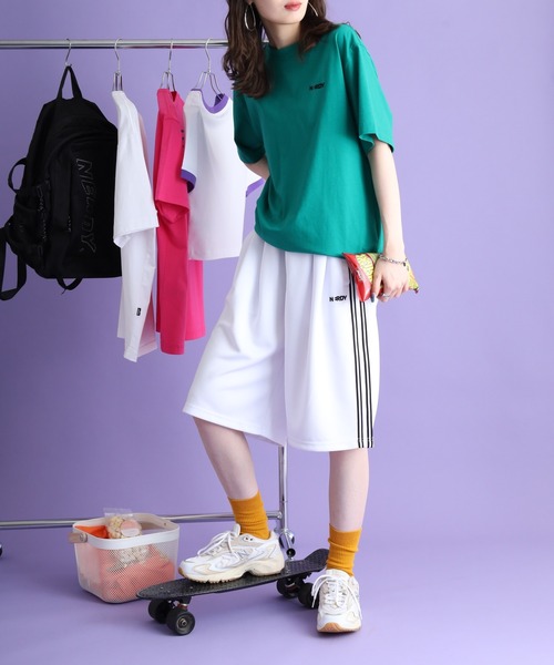 NERDY(ノルディ)の「NY バミューダ トラック パンツ(その他パンツ・メンズ・レッド/ホワイト/ブラック・SS/S/M/L)」の7枚目の写真