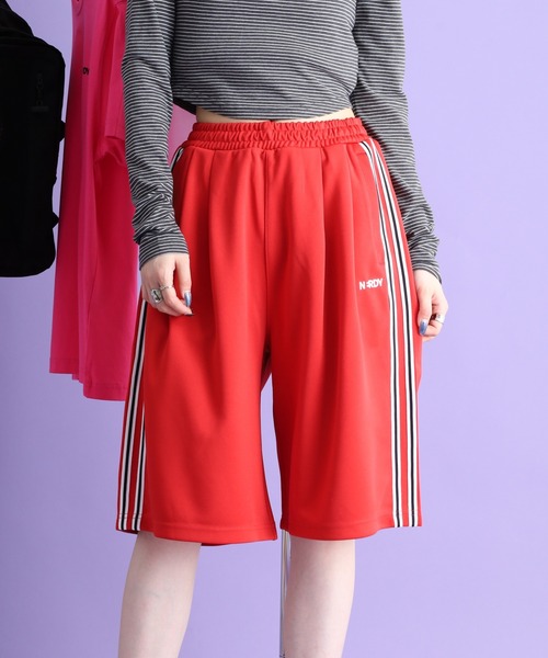 NERDY(ノルディ)の「NY バミューダ トラック パンツ(その他パンツ・メンズ・レッド/ホワイト/ブラック・SS/S/M/L)」の16枚目の写真