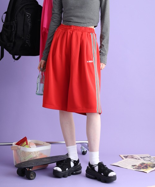 NERDY(ノルディ)の「NY バミューダ トラック パンツ(その他パンツ・メンズ・レッド/ホワイト/ブラック・SS/S/M/L)」の13枚目の写真