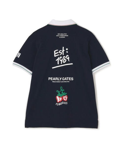 PEARLY GATES(パーリーゲイツ)の「【PEARLY GATES】Peチェックサッカー半袖ポロシャツ(ポロシャツ・メンズ・ホワイト/イエロー系その他3/ネイビー・MEDIUM/LARGE/X-LARGE)」の20枚目の写真