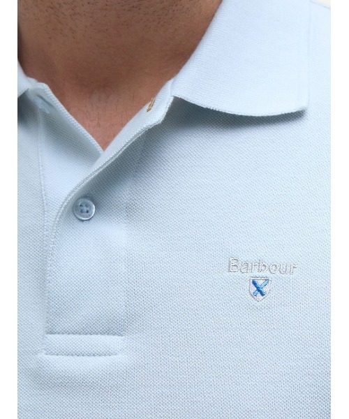 Barbour(バブアー)の「Barbour ロゴ スポーツ ポロシャツ(ポロシャツ・メンズ・グリーン/ネイビー/オレンジ/ブルー・SMALL/MEDIUM/LARGE/X-LARGE)」の9枚目の写真