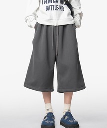 Wide Silhouette Sweatshirt Half Pants / ワイドシルエット スウェットハーフパンツ