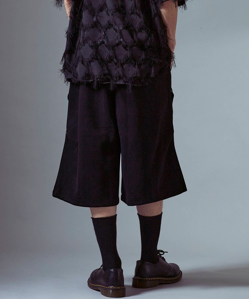 Theater code(シアターコード)の「Wide Silhouette Sweatshirt Half Pants / ワイドシルエット スウェットハーフパンツ(スウェットパンツ・メンズ・ダークグレー/アッシュ/ブラック・M/L)」の19枚目の写真