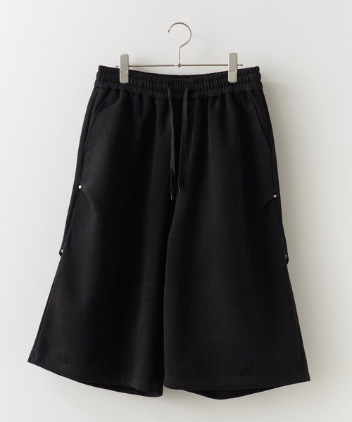 Theater code(シアターコード)の「Wide Silhouette Sweatshirt Half Pants / ワイドシルエット スウェットハーフパンツ(スウェットパンツ・メンズ・ダークグレー/アッシュ/ブラック・M/L)」の12枚目の写真
