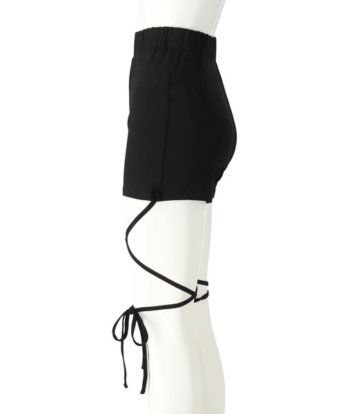 ANAP（アナップ）の「【 セルフカット調節可能 】クロスストラップバイカーレギンスパンツ（その他パンツ・レディース・ホワイト/ブラック・XS/S）」の11枚目の写真