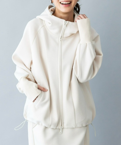 セール】UNDOVE【SMART ECO JERSEY】ダブルジップ切替パーカー