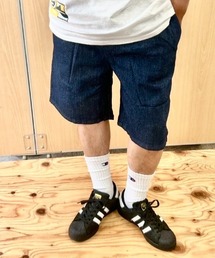 デニムショートパンツ スーパーストレッチ