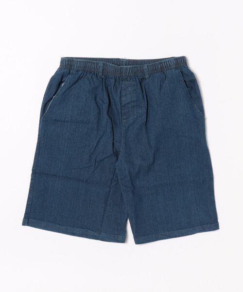 B'day(ビーデイ)の「デニムショートパンツ スーパーストレッチ(デニムパンツ・メンズ・インディゴブルー/ダークインディゴブルー・X-LARGE/LARGE/MEDIUM)」の4枚目の写真