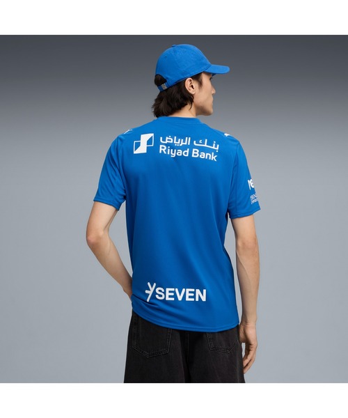 PUMA(プーマ)の「PUMA プーマ メンズ 2025-26 アルヒラル ホーム レプリカ 半袖 ユニフォーム(Tシャツ/カットソー・メンズ・ブルー・SMALL/X-LARGE/MEDIUM/LARGE/X-SMALL)」の4枚目の写真