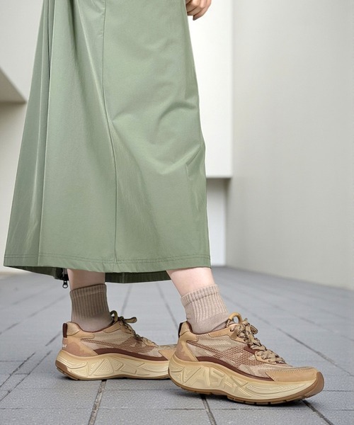 ASH（アッシュ）の「アッシュ 【EAGLE】軽量厚底スポーティースニーカー メッシュ ローリング 5cmヒール（スニーカー・レディース・ブラック×レッド/グレー/ブラック×グリーン/ホワイト/ライトグレー/ダークベージュ・36/39/38/37/35/40）」の6枚目の写真