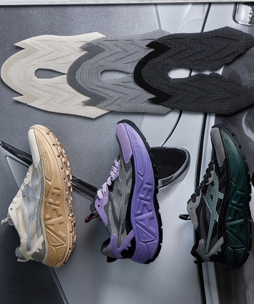 ASH（アッシュ）の「アッシュ 【EAGLE】軽量厚底スポーティースニーカー メッシュ ローリング 5cmヒール（スニーカー・レディース・ブラック×レッド/グレー/ブラック×グリーン/ホワイト/ライトグレー/ダークベージュ・36/39/38/37/35/40）」の9枚目の写真