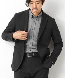 《ビジカジ/セットアップ対応》【尾州】先染めハニカムイージーJK 25AW