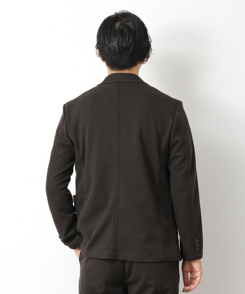 NOLLEY’S（ノーリーズ）の「《ビジカジ/セットアップ対応》【尾州】先染めハニカムイージーJK 25AW（テーラードジャケット・メンズ・グレー/ネイビー/ダークブラウン/ブラック・S/M/L/XL/XXL）」の21枚目の写真