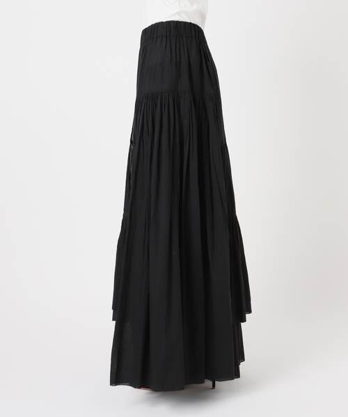 EVERYDAY I LIKE.(エヴリディアイライク)の「*Dramatic Wrap Skirt(スカート・レディース・ブラウン/ブラック・36/38)」の13枚目の写真