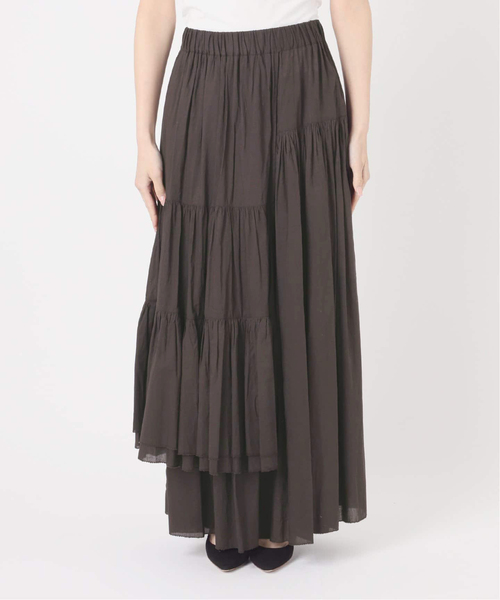 EVERYDAY I LIKE.(エヴリディアイライク)の「*Dramatic Wrap Skirt(スカート・レディース・ブラウン/ブラック・36/38)」の21枚目の写真