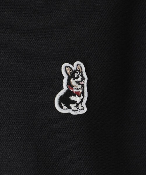 BLACK LABEL CRESTBRIDGE（ブラックレーベル・クレストブリッジ）の「【一部店舗限定】ブリティッシュコーギーワッペンTシャツ（Tシャツ/カットソー・メンズ・ネイビー/グリーン系その他2/ブラック/オフホワイト・L/M/S/XL）」の13枚目の写真