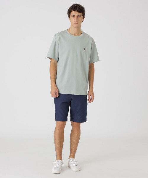 BLACK LABEL CRESTBRIDGE（ブラックレーベル・クレストブリッジ）の「【一部店舗限定】ブリティッシュコーギーワッペンTシャツ（Tシャツ/カットソー・メンズ・ネイビー/グリーン系その他2/ブラック/オフホワイト・L/M/S/XL）」の20枚目の写真