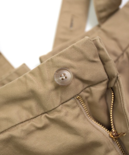 D.M.G.（ドミンゴ）の「[D.M.G. / ディーエムジー] 高密度チノクロス サスペンダーワークトラウザー（サロペット/オーバーオール・レディース・オリーブ/ベージュ・M）」の12枚目の写真