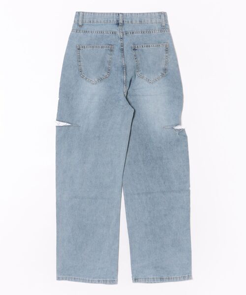 urge：（アージコロン ）の「【URGE：】サイド カット デニム パンツ（デニムパンツ・レディース・ブルー・SMALL/MEDIUM/LARGE/X-LARGE）」の6枚目の写真