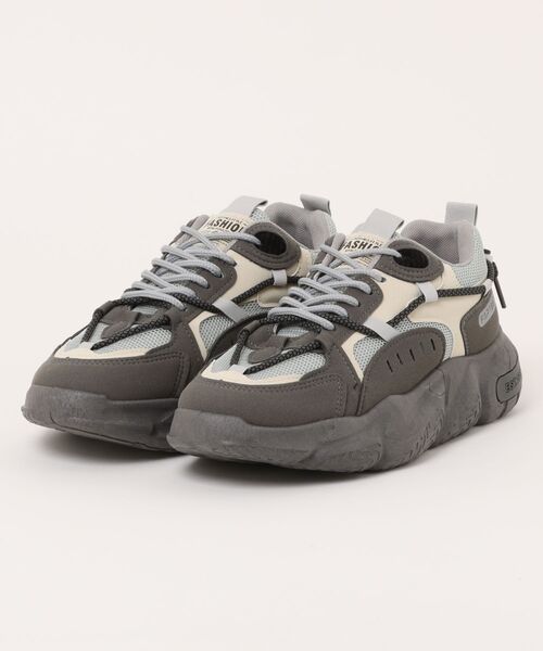 WESTBOY(ウエストボーイ)の「厚底 メッシュスニーカー WO25S13SH11【WB ORIGINALS】(スニーカー・メンズ・ホワイト/グレー・44/41/42/43)」の10枚目の写真