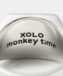 XOLO（ショロ）の「＜XOLO × monkey time＞ストーン リング（リング