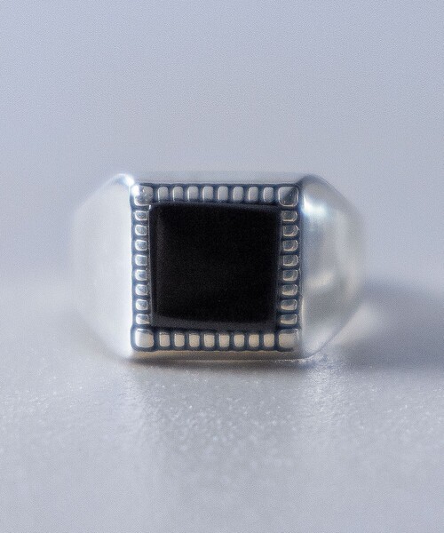 XOLO(ショロ)の「<XOLO × monkey time>ストーン リング(リング・メンズ・グレー系/ブラック・L/M)」の15枚目の写真