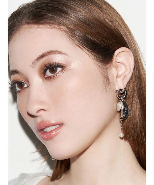 EVRIS（エヴリス）の「CLEAR HEART SUNNY ピアス（ピアス（両耳用）・レディース・ゴールド/シルバー・FREE）」の13枚目の写真