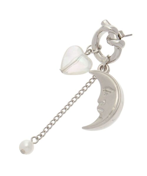 EVRIS（エヴリス）の「CLEAR HEART SUNNY ピアス（ピアス（両耳用）・レディース・ゴールド/シルバー・FREE）」の9枚目の写真