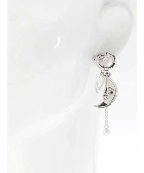 EVRIS（エヴリス）の「CLEAR HEART SUNNY ピアス（ピアス（両耳用）・レディース・ゴールド/シルバー・FREE）」の5枚目の写真