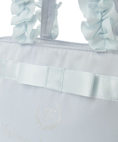 Maison de FLEUR（メゾンドフルール）の「ブランドロゴフリルハンドルトートSバッグ（トートバッグ・レディース・ライトピンク/ライトブルー/ピンク/ブラック・FREE）」の13枚目の写真