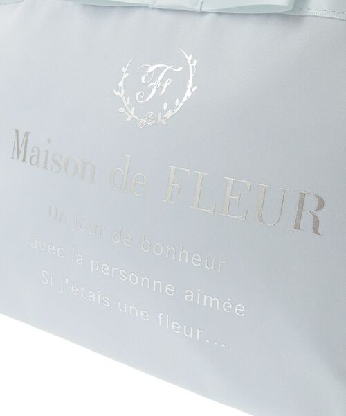 Maison de FLEUR（メゾンドフルール）の「ブランドロゴフリルハンドルトートSバッグ（トートバッグ・レディース・ライトピンク/ライトブルー/ピンク/ブラック・FREE）」の14枚目の写真