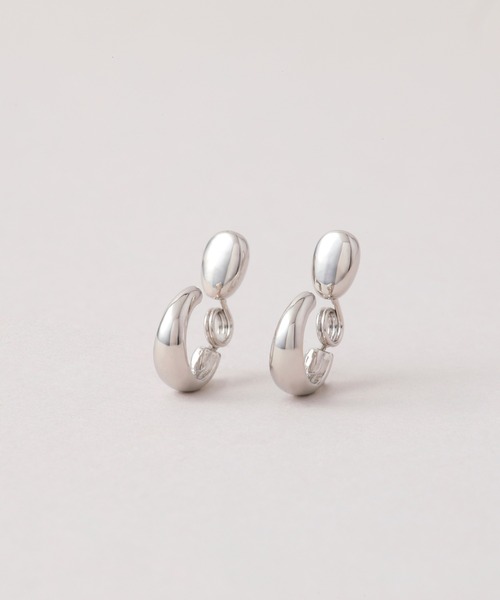 CALIN STANDARD(カリンスタンダード)の「◆金属アレルギー対応◆◆made in japan◆【純金厚メッキ】 スリムドロップ 極小ミニマル ループフィットイヤリング(イヤリング・レディース・ゴールド/ピンクゴールド/シルバー・FREE)」の1枚目の写真