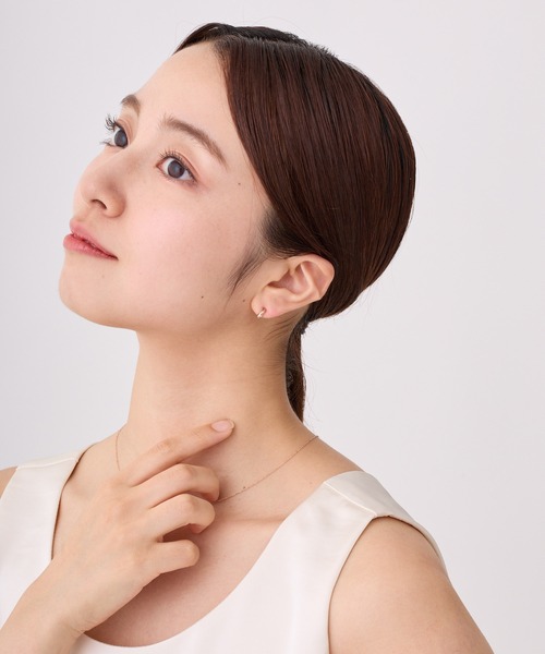 CALIN STANDARD(カリンスタンダード)の「◆金属アレルギー対応◆◆made in japan◆【純金厚メッキ】 スリムドロップ 極小ミニマル ループフィットイヤリング(イヤリング・レディース・ゴールド/ピンクゴールド/シルバー・FREE)」の16枚目の写真