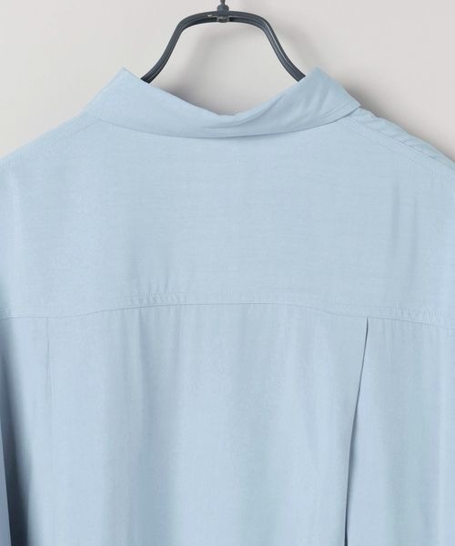 JEANASIS（ジーナシス）の「2WAYカフスシルキーシャツ/592532（シャツ/ブラウス・レディース・ホワイト/ブルー/レオパード/ベージュ・FREE）」の18枚目の写真