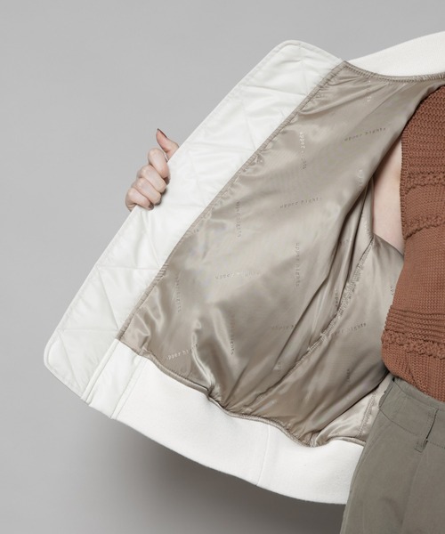 upperhights（アッパーハイツ）の「upper hights/THE U-2 HOODIE OFF WHITE（MA-1・レディース・オフホワイト・1）」の15枚目の写真