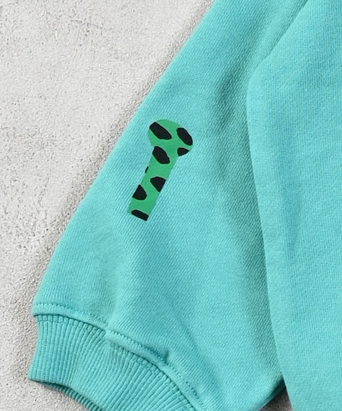 MARKEY'S（マーキーズ）の「【Subikiawa】別注プリントトレーナー（スウェット・キッズ・杢グレー/エメラルド/ホワイト系その他・130/120/100/95/90/80/110/140）」の15枚目の写真