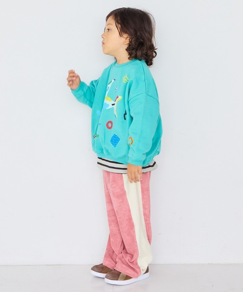 MARKEY'S（マーキーズ）の「【Subikiawa】別注プリントトレーナー（スウェット・キッズ・杢グレー/エメラルド/ホワイト系その他・130/120/100/95/90/80/110/140）」の7枚目の写真