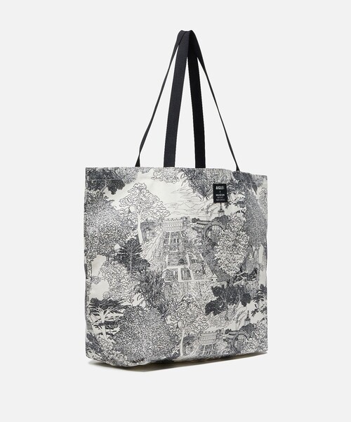 AIGLE（エーグル）の「【国立自然史博物館】 プリントキャンバストートバッグ / 大容量（トートバッグ・レディース・ホワイト/モスグリーン・FREE）」の6枚目の写真