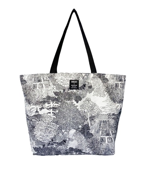 AIGLE（エーグル）の「【国立自然史博物館】 プリントキャンバストートバッグ / 大容量（トートバッグ・レディース・ホワイト/モスグリーン・FREE）」の20枚目の写真