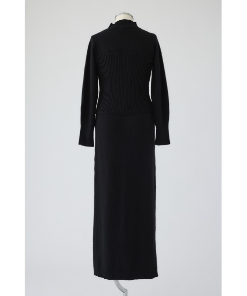 RIM.ARK(リムアーク)の「Setting knit dress セッティング ニットドレス(ワンピース・レディース・ブラック/グレー/ベージュ・36/38)」の22枚目の写真