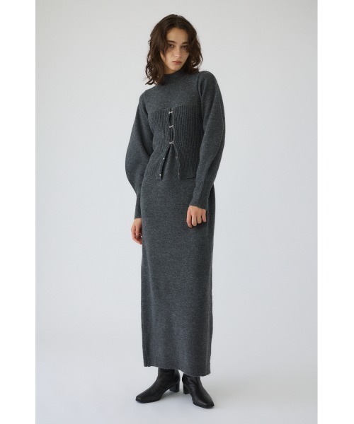 RIM.ARK（リムアーク）の「Setting knit dress セッティング ニット
