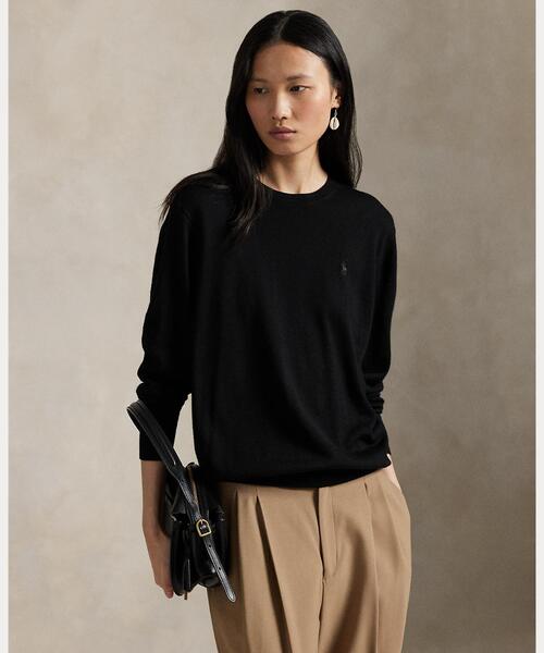 ウール クルーネック セーター（ニット/セーター）｜POLO RALPH LAUREN