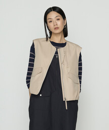 ツイル撥水 ベスト