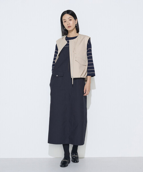 K.T KIYOKO TAKASE（キヨコタカセ）の「ツイル撥水 ベスト（ベスト・レディース・ベージュ/カーキ・FREE）」の22枚目の写真