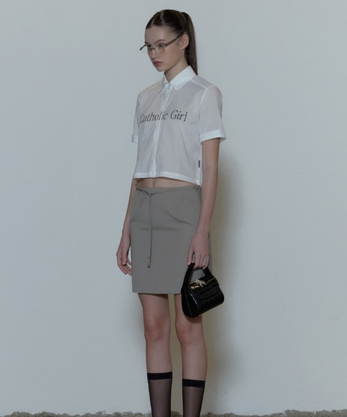 SCULPTOR(スカルプター)の「Status Summer Shirts(シャツ/ブラウス・レディース・ホワイト/ブルー・MEDIUM)」の12枚目の写真