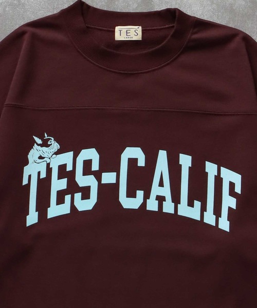 The Endless Summer（エンドレスサマー）の「TES CALIF FOOT BALL T-SHIRT 9SLEEVE / フットボールTシャツ  ９分袖（Tシャツ/カットソー・メンズ・ホワイト/ネイビー/ブラック/ワイン・SMALL/MEDIUM/LARGE/X-LARGE）」の17枚目の写真