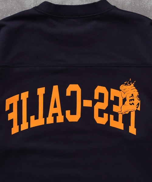 The Endless Summer（エンドレスサマー）の「TES CALIF FOOT BALL T-SHIRT 9SLEEVE / フットボールTシャツ  ９分袖（Tシャツ/カットソー・メンズ・ホワイト/ネイビー/ブラック/ワイン・SMALL/MEDIUM/LARGE/X-LARGE）」の22枚目の写真