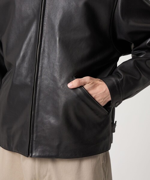 Steven Alan＞ シープ グローブレザー ワーク ブルゾン（ブルゾン