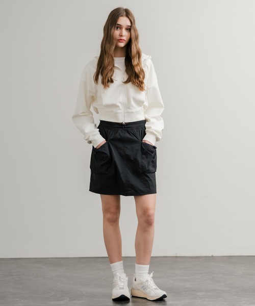 THE NORTH FACE(ザノースフェイス)の「THE NORTH FACE ザ・ノースフェイス W'S OBED SKIRT インパン付き台形カーゴミニスカート(スカート・レディース・ブラウン/カーキ/ブラック・L/M/S)」の5枚目の写真